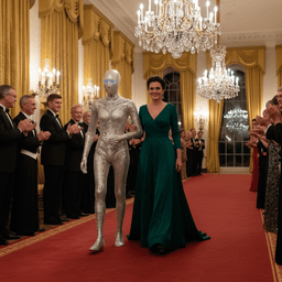 A humanoid robot just walked the White House red carpet